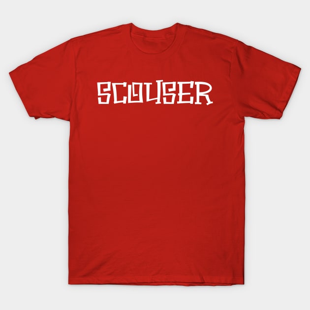 Scouser - Liverpool, England T-Shirt by Kev Brett Designs